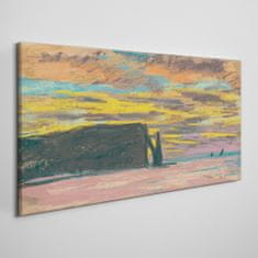 COLORAY.CZ Obraz na plátně Západ slunce Claude Monet 120x60 cm