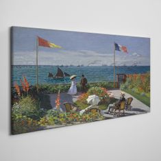 COLORAY.CZ Obraz na plátně Zahradní příroda Art Monet 100x50 cm