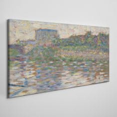 COLORAY.CZ Obraz na plátně Abstrakce vodní příroda 100x50 cm