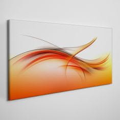 COLORAY.CZ Obraz na plátně Abstrakce oranžové vlny 120x60 cm