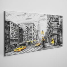 COLORAY.CZ Obraz na plátně New York Pastel 120x60 cm