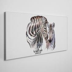 COLORAY.CZ Obraz na plátně Zebra Animal Strips 120x60 cm