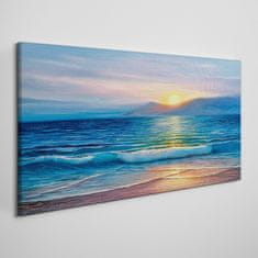 COLORAY.CZ Obraz na plátně Ocean Sea Waves Coast 120x60 cm