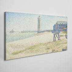 COLORAY.CZ Obraz na plátně Lighthouse Water 120x60 cm