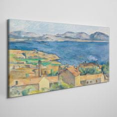 COLORAY.CZ Obraz na plátně Záliv Marseille Cézanne 100x50 cm