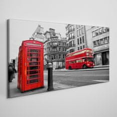 COLORAY.CZ Obraz na plátně Město London Bus 140x70 cm