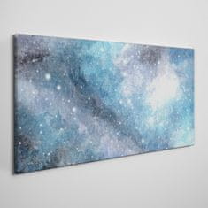 COLORAY.CZ Obraz na plátně Noční obloha galaxie hvězdy 100x50 cm