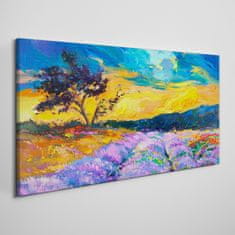 COLORAY.CZ Obraz na plátně Strom Sky Sunset 100x50 cm