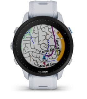 moderní nízká hmotnost lehké chytré hodinky běžecké hodinky triatlonové hodinky chytré hodinky Garmin Forerunner 255S Music výkonná GPS Bluetooth odolné do hloubky 50 m 5ATM bezkontaktní platby garmin pay baterie s výdrží 12 dní více než 30 sportovních profilů denní návrhy tréningu na míru čas na zotavení race predictor měření srdečního rytmu krokoměr gps glonass galileo wifi ant plus body battery energy monitor smart notifikace detekce pádů výkonné chytré hodinky běžecké hodinky pro běžce triatlon vytvalostní běh multisport mp3 přehrávač vlastní hudba