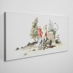 COLORAY.CZ Obraz na plátně Starověké ženy stromy 100x50 cm