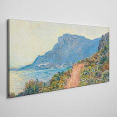 COLORAY.CZ Obraz na plátně Corniche of Monako mince 120x60 cm