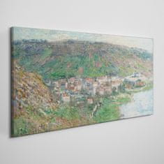 COLORAY.CZ Obraz na plátně Pohled z mincí Vetheuil 100x50 cm