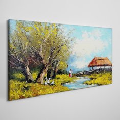 COLORAY.CZ Obraz na plátně Krajiny mraky 120x60 cm