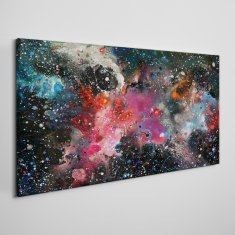 COLORAY.CZ Obraz na plátně Abstrakce Cosmos Hvězdy 100x50 cm