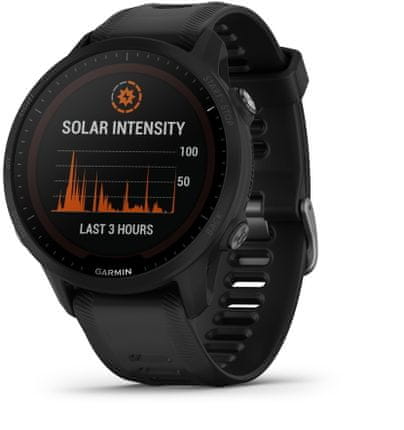 moderní nízká hmotnost lehké chytré hodinky běžecké hodinky triatlonové hodinky chytré hodinky Garmin Forerunner 255S Music integrovaný hudební přehrávač poslech hudby výkonná GPS Bluetooth odolné do hloubky 50 m 5ATM bezkontaktní platby garmin pay baterie s výdrží 12 dní více než 30 sportovních profilů denní návrhy tréningu na míru čas na zotavení race predictor měření srdečního rytmu krokoměr gps glonass galileo wifi ant plus body battery energy monitor smart notifikace detekce pádů výkonné chytré hodinky běžecké hodinky pro běžce triatlon vytvalostní běh multisport mp3 přehrávač vlastní hudba