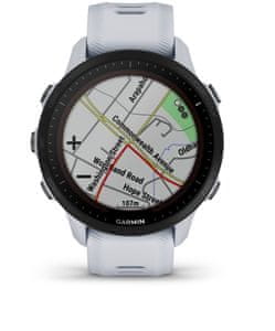 moderní nízká hmotnost lehké chytré hodinky běžecké hodinky triatlonové hodinky chytré hodinky Garmin Forerunner 255S Music výkonná GPS Bluetooth odolné do hloubky 50 m 5ATM bezkontaktní platby garmin pay baterie s výdrží 12 dní více než 30 sportovních profilů denní návrhy tréningu na míru čas na zotavení race predictor měření srdečního rytmu krokoměr gps glonass galileo wifi ant plus body battery energy monitor smart notifikace detekce pádů výkonné chytré hodinky běžecké hodinky pro běžce triatlon vytvalostní běh multisport