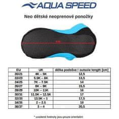 Aqua Speed Neo dětské neoprenové ponožky růžová Velikost (obuv): 22/23