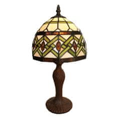 Clayre & Eef Stolní lampa Tiffany ART DECO 5LL-6027