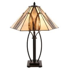 Clayre & Eef Stolní lampa Tiffany ART DECO 5LL-5913