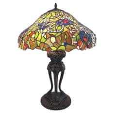 Clayre & Eef Stolní lampa Tiffany FLOWERS 5LL-6055