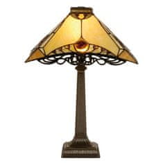 Clayre & Eef Stolní lampa Tiffany TRIANGLE 5LL-5313