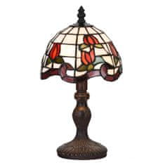 Clayre & Eef Stolní lampa Tiffany FLOWERS 5LL-6156