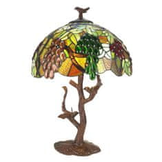 Clayre & Eef Stolní lampa Tiffany BIRDS 5LL-6130