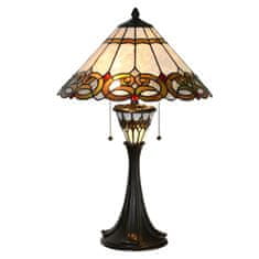 Clayre & Eef Stolní lampa Tiffany TRIANGLE 5LL-5392