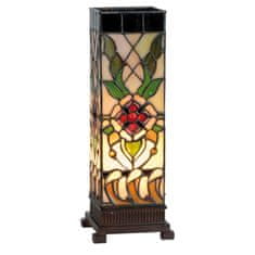 Clayre & Eef Stolní lampa Tiffany MAJESTIC FLOWER 5LL-9234