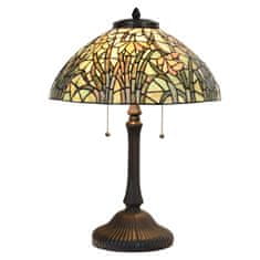 Clayre & Eef Stolní lampa Tiffany FLOWERS 5LL-6037