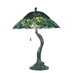 Clayre & Eef Stolní lampa Tiffany FLOWERS 5LL-5386