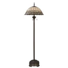 Clayre & Eef Stojací lampa Tiffany HEMISPHERE 5LL-5681