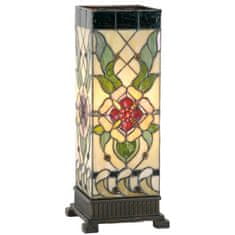 Clayre & Eef Stolní lampa Tiffany MAJESTIC FLOWER 5LL-9226