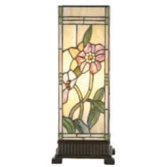 Clayre & Eef Stolní lampa Tiffany FLOWER 5LL-9224