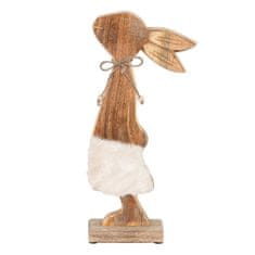 Clayre & Eef Dekorativní figurka zaječky v sukni 6H2155