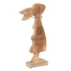 Clayre & Eef Dekorativní figurka zaječky v sukni 6H2155