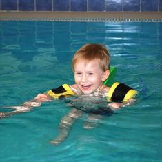 AGAMA Dětské plavecké rukávky EVA od 1 roku žlutá