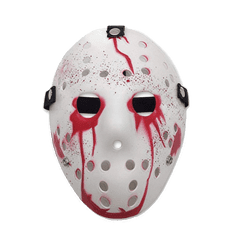 Korbi Plastová maska Pátek 13., maska Jason Voorhees Freddy Bloody