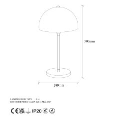 ASIR GROUP ASIR Stolní lampa VARZAN - 10856 černá