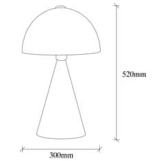 ASIR GROUP ASIR Stolní lampa DODO stříbrná tyrkysová