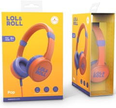 Energy Sistem LOL&ROLL Pop Kids Headphones, oranžová