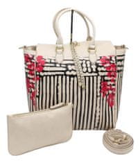 Sisley shopping bag Faith – stripes