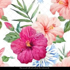 COLORAY.CZ Fototapeta Neobvyklý Hibiscus Charm Fototapeta Samolepící 250 x 250 cm