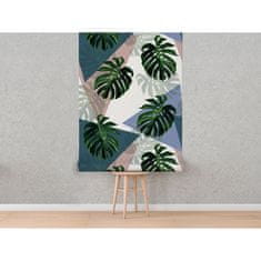 COLORAY.CZ Fototapeta Monstera v pastelových barvách Fototapeta Vliesová 250 x 250 cm