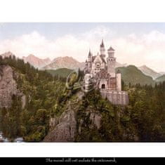 COLORAY.CZ Fototapeta Pohádkový hrad Fototapeta Vliesová 250 x 250 cm