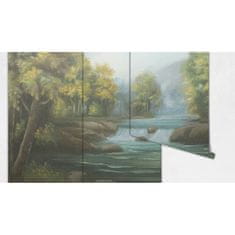 COLORAY.CZ Fototapeta Relaxace u probuzeného vodopádu Fototapeta Samolepící 250 x 250 cm