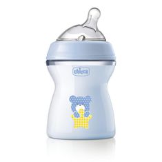 Chicco Láhev kojenecká Natural Feeling 250 ml chlapec 2m+