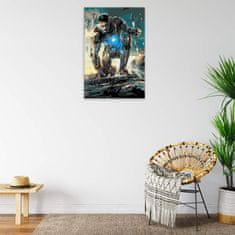 Malujsi Malování podle čísel - Iron Man 02 - 80x120 cm, bez dřevěného rámu