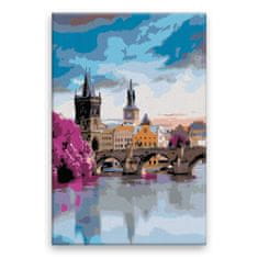 Malujsi Malování podle čísel - Praha 02 - 40x60 cm, bez dřevěného rámu