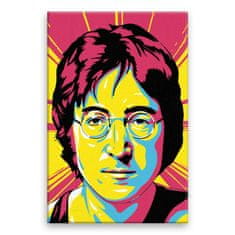 Malujsi Malování podle čísel - John Lennon 01 - 80x120 cm, plátno vypnuté na rám